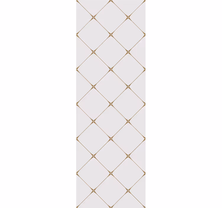 Tapet pătrat linii geometrice de diamant - TenStickers