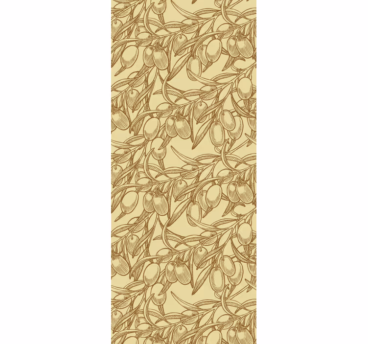 Tapet ornamental ornamentație botanică - TenStickers