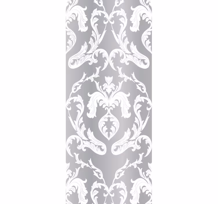 Tapet de artă cu design de model argintiu - TenStickers