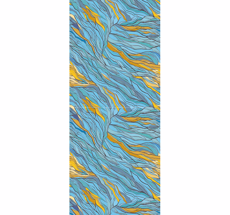 Tapet abstract flux organic abstract - TenStickers