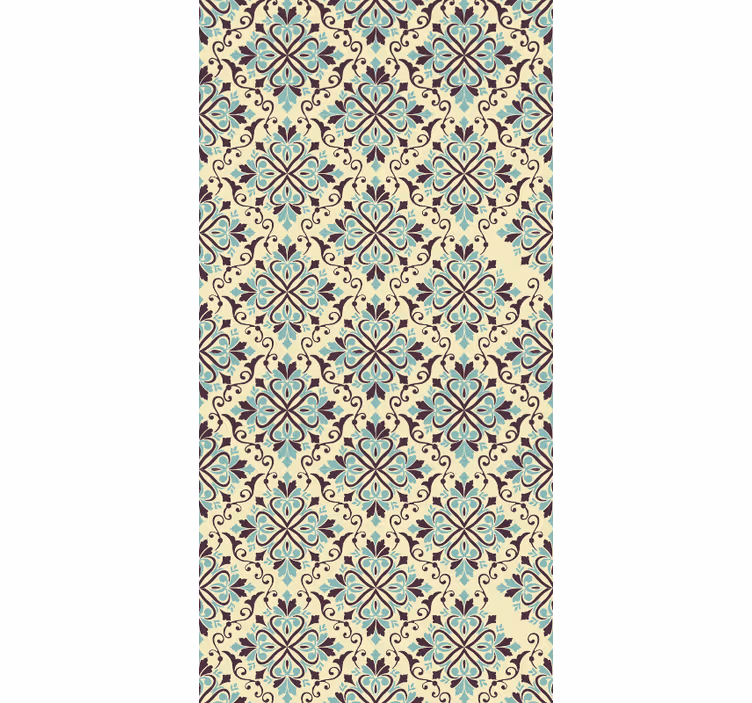 Tapet gresie design ornamentat de faianță - TenStickers