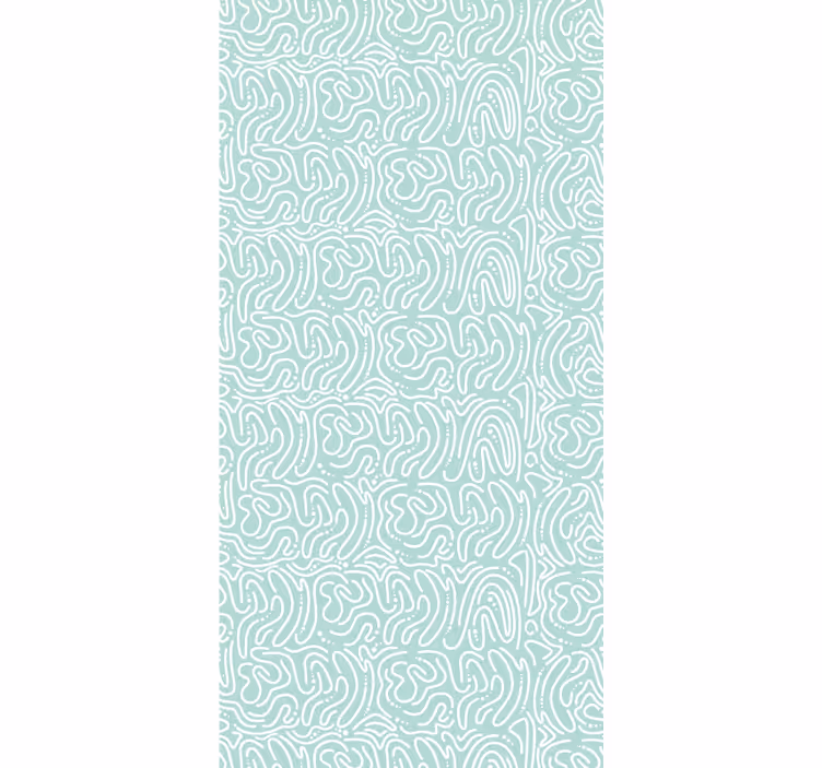 Tapet abstract labirint verde - TenStickers