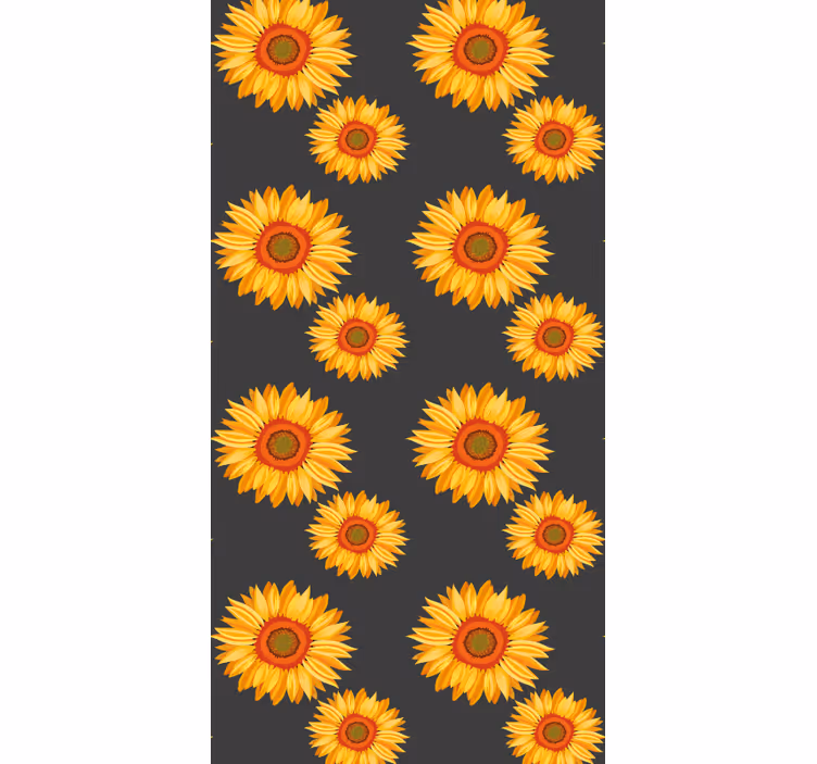 Tapet flori eleganta floarea soarelui - TenStickers
