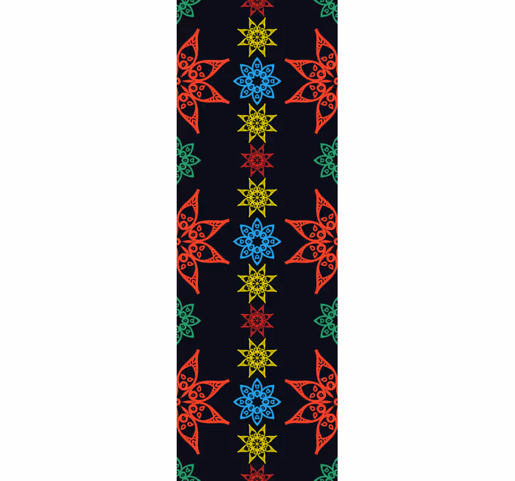 Tapet ornamental ornamentație florală - TenStickers