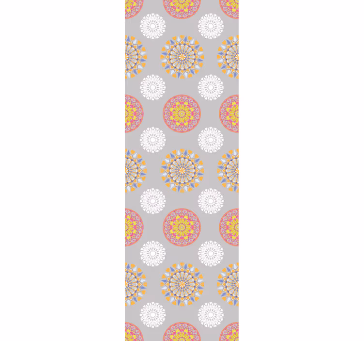 Tapet camera de zi medalioane geometrice - TenStickers