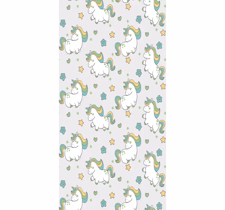 Tapet copii fantezie cu unicorn - TenStickers