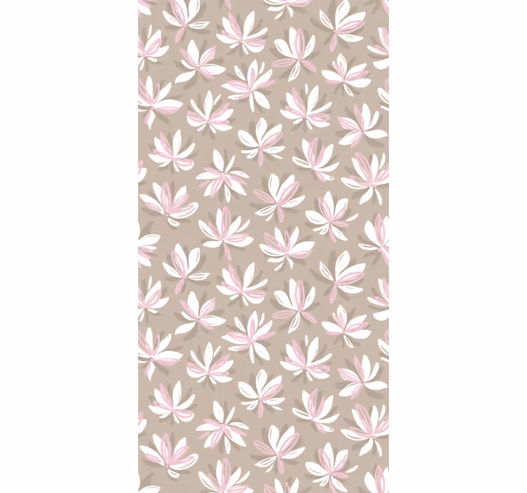 Tapet floral afișaj cu model floral - TenStickers