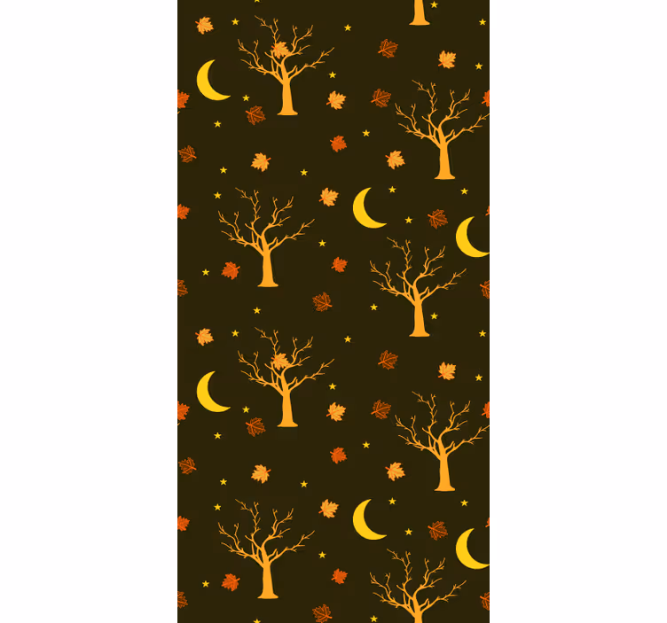 Tapet natura motivul nopții de toamnă - TenStickers