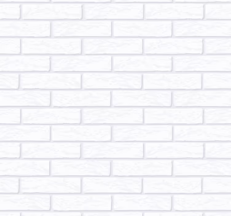 Tapet din cărămidă cu cărămidă albă - TenStickers