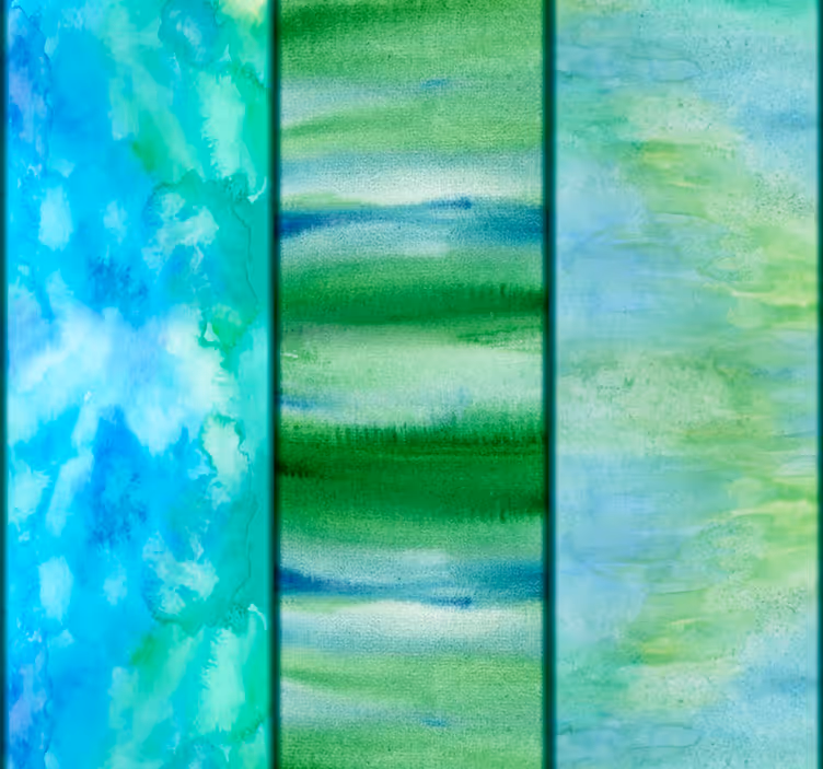 Tapet de râuri turcoaz abstract - TenStickers