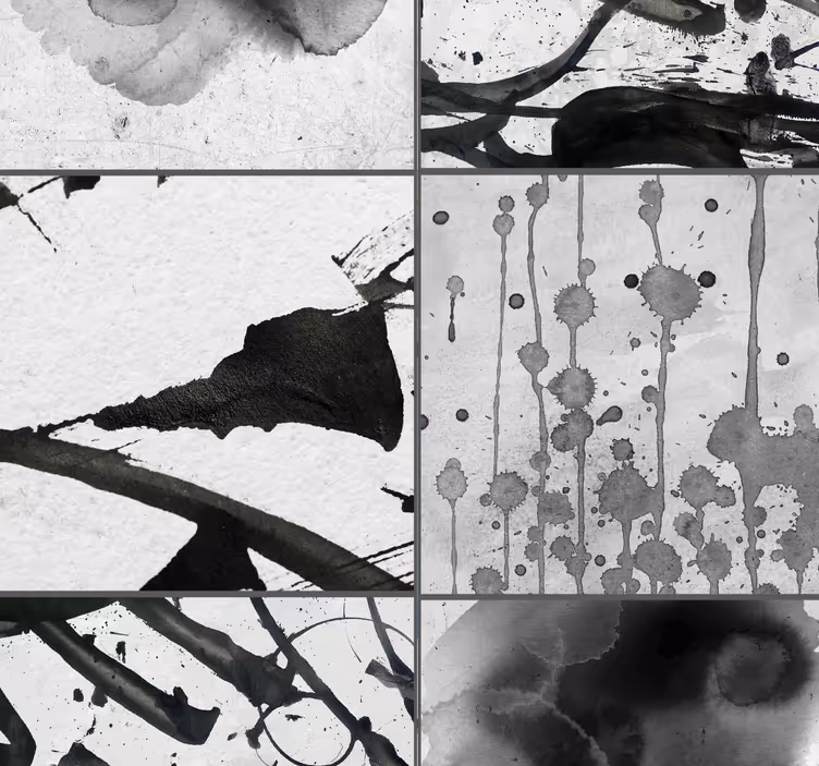 Tapet gri abstracte - TenStickers