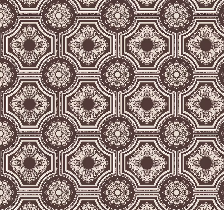 Tapet ornamental estetic clasic - TenStickers