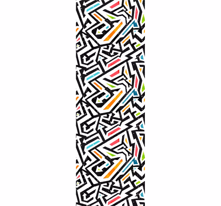 Tapet tineret haos geometric - TenStickers