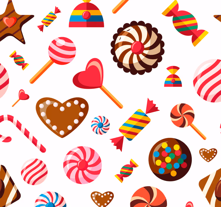 Tapet de bucătărie mozaic dulce - TenStickers