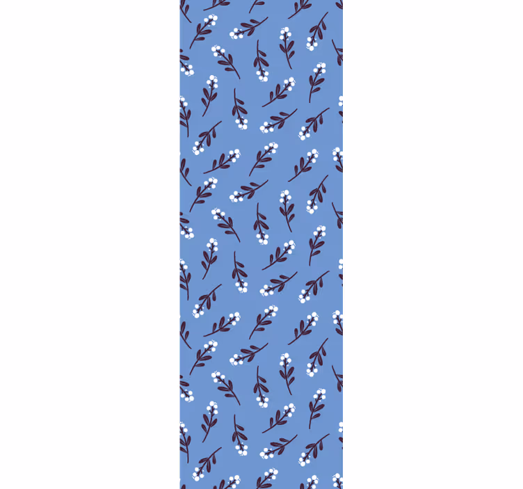 Tapet flori motiv ramuri florale - TenStickers