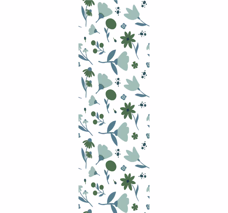Tapet flori înflorire botanică - TenStickers