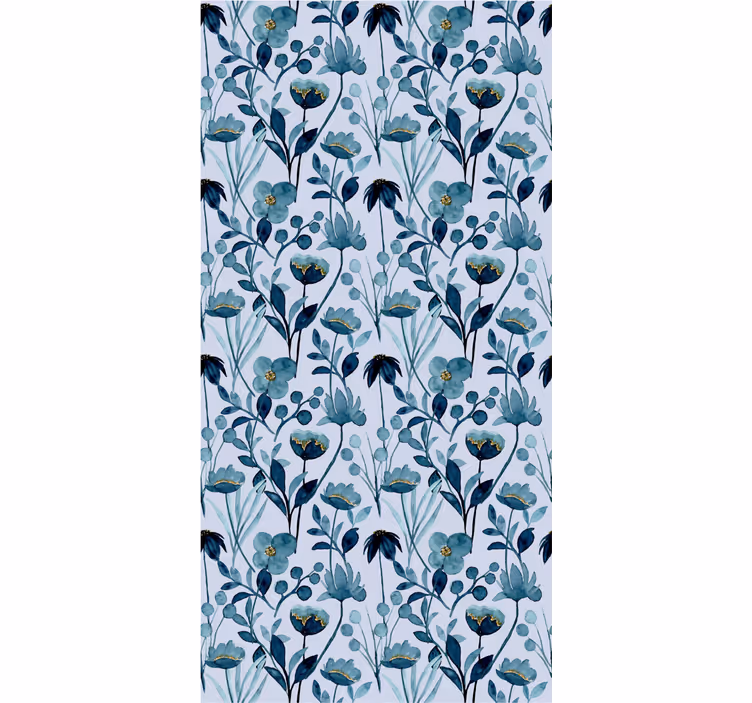 Tapet flori eleganță botanică florală - TenStickers