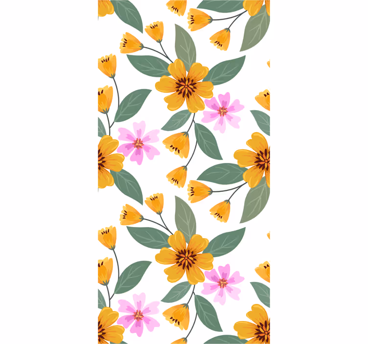 Tapet flori abundenta florala - TenStickers
