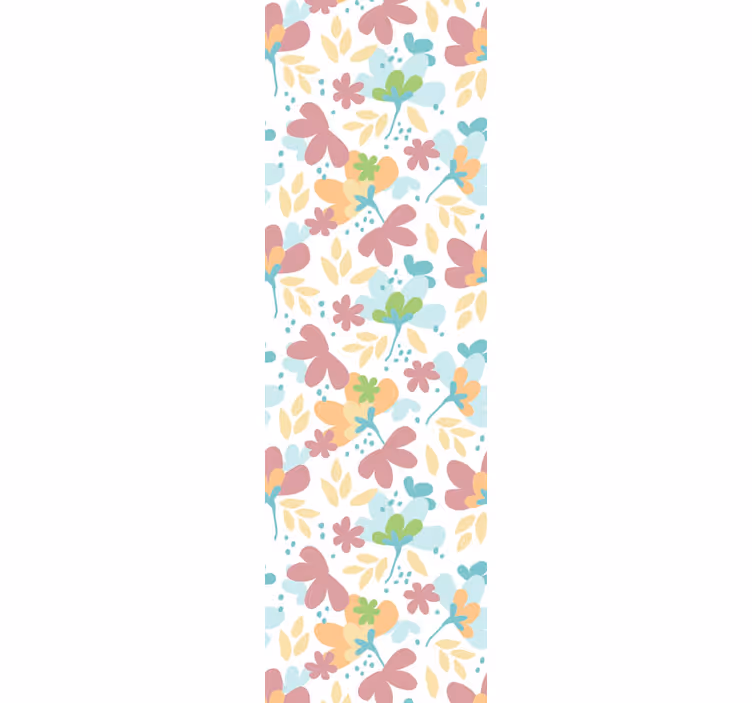 Tapet flori decor cu model floral - TenStickers