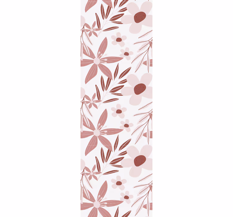 Tapet flori motiv cu model floral - TenStickers