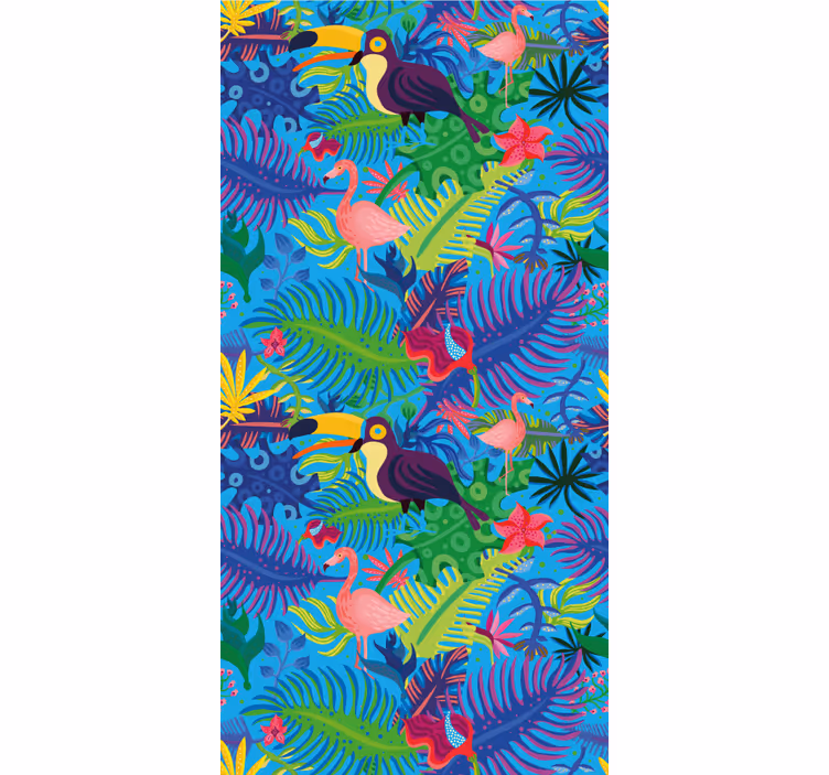 Tapet junglă pădure tropicală - TenStickers
