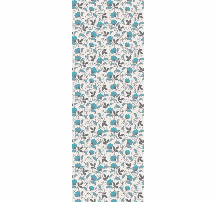 Tapet floral inspirație de faianță florală - TenStickers