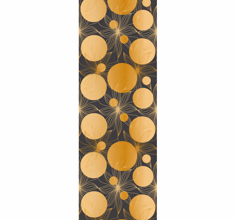 Tapet geometric ansamblu de motive circulare - TenStickers