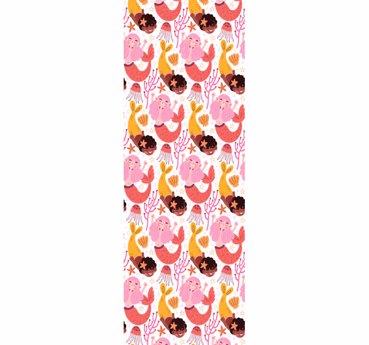 Tapet ornamental capriciu subacvatic - TenStickers