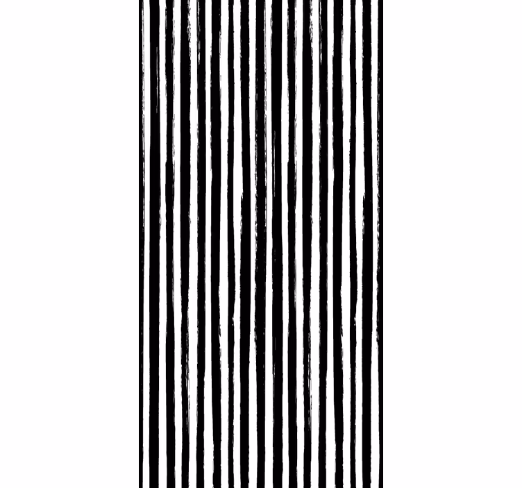 Tapet vertical cu dungi negre grunge - TenStickers
