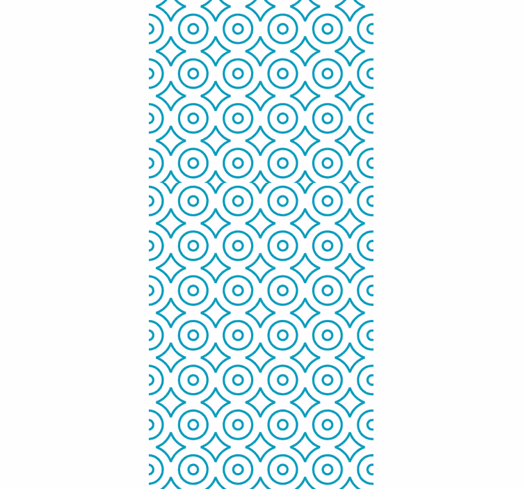 Tapet geometric model geometric circular - TenStickers