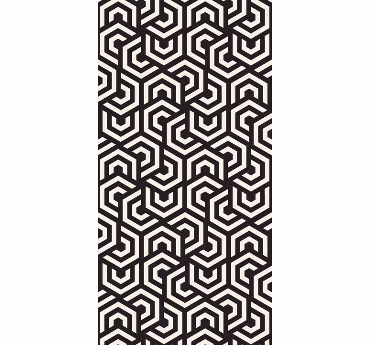 Tapet geometric design labirintic - TenStickers