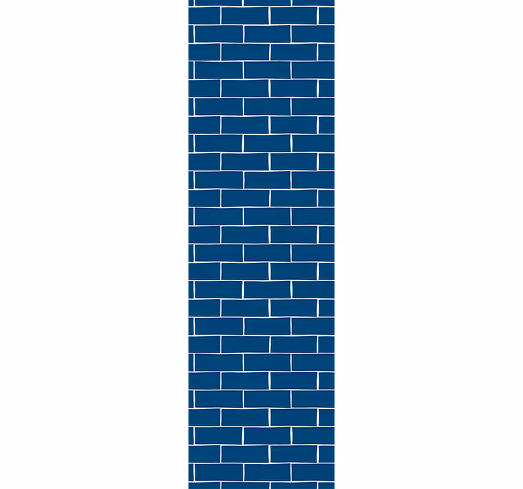 Tapet din cărămidă albastră din cărămidă - TenStickers