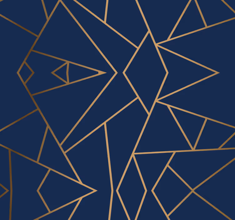 Forme geometrice tapet modern - TenStickers