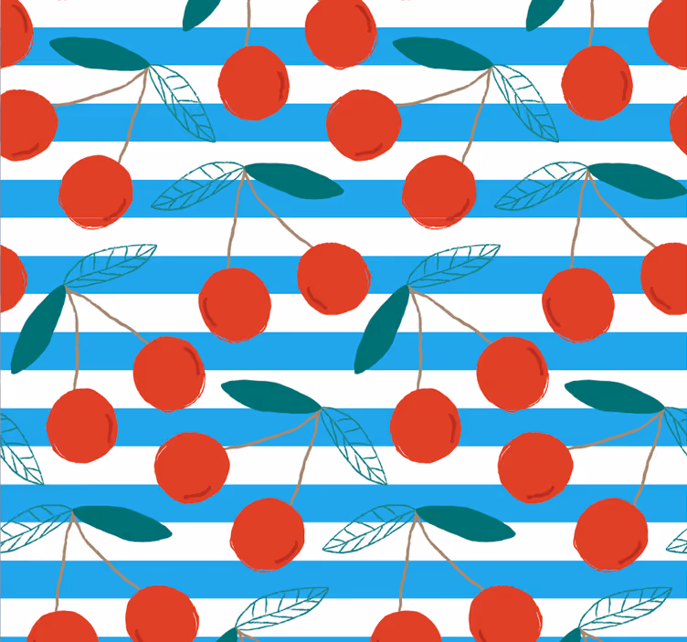 tapet bucătărie model abstract de fructe - TenStickers