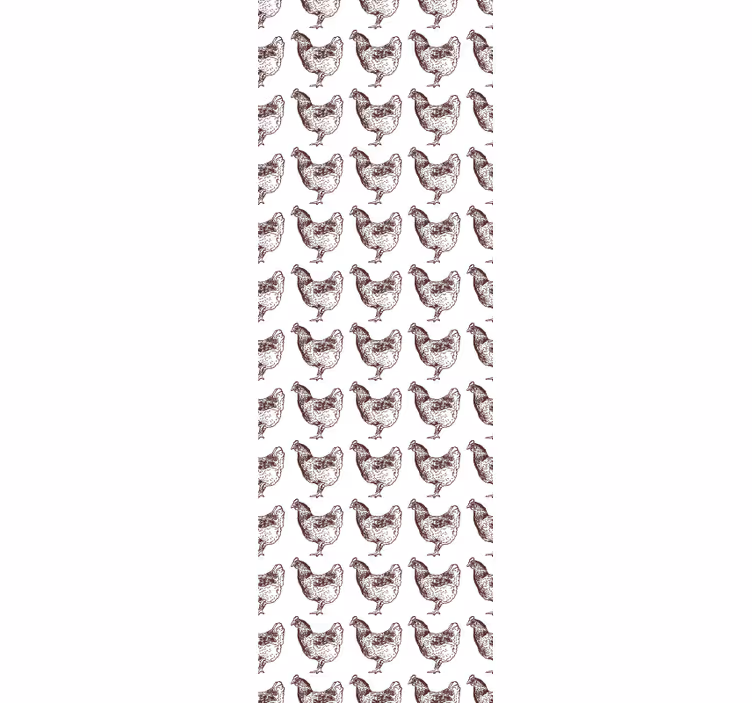Tapet de animale design model găină - TenStickers