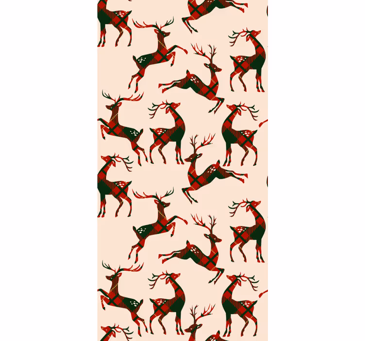 Tapet de animale reni festivi - TenStickers