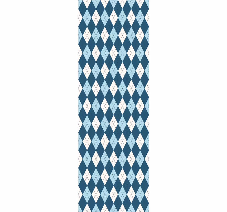 Tapet geometric arlechin de diamant - TenStickers