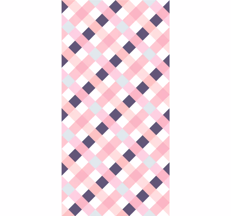 Tapet geometric model pastel argyle - TenStickers