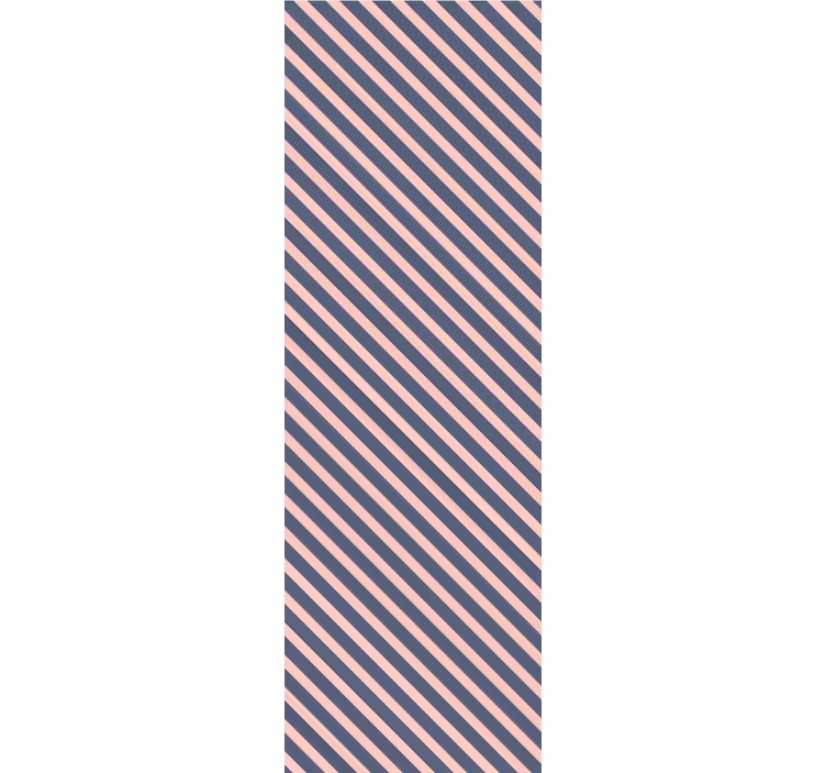 Tapet orizontal armonie dungi diagonale - TenStickers