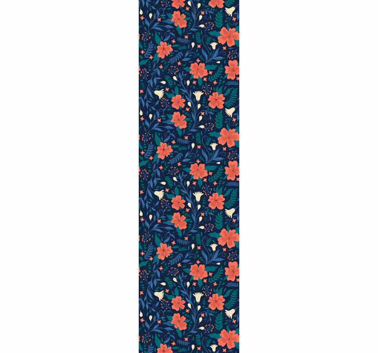 Tapet flori imprimeu botanic floral - TenStickers