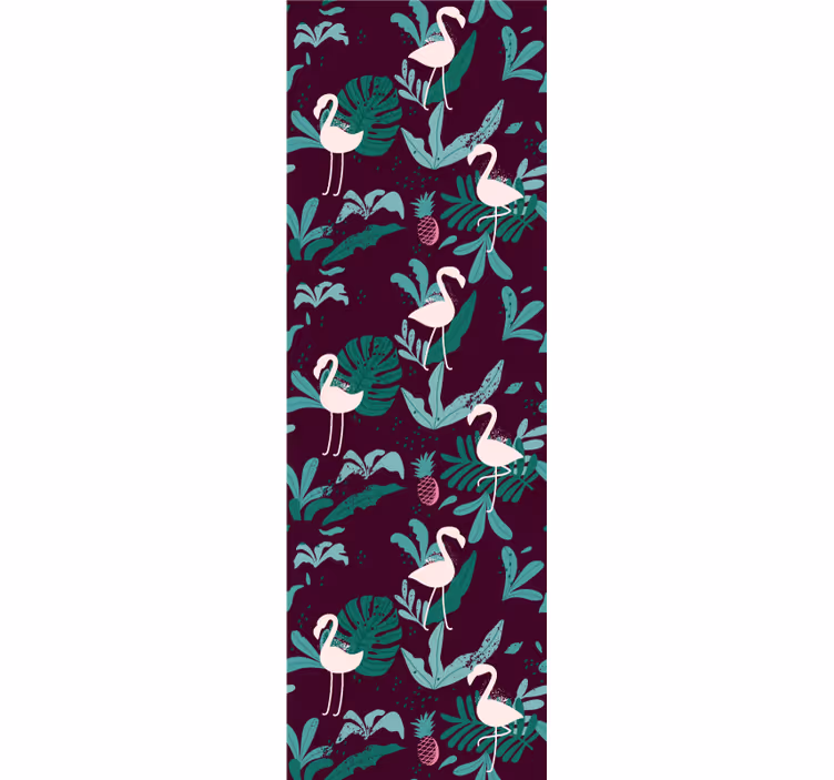 Tapet de animale flamingo tropical - TenStickers