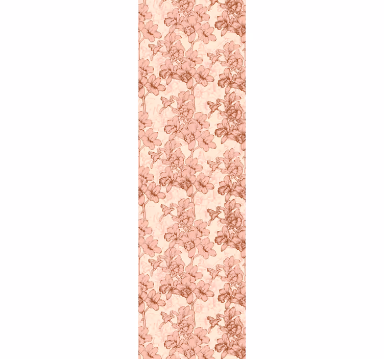 Tapet flori ornat floral - TenStickers