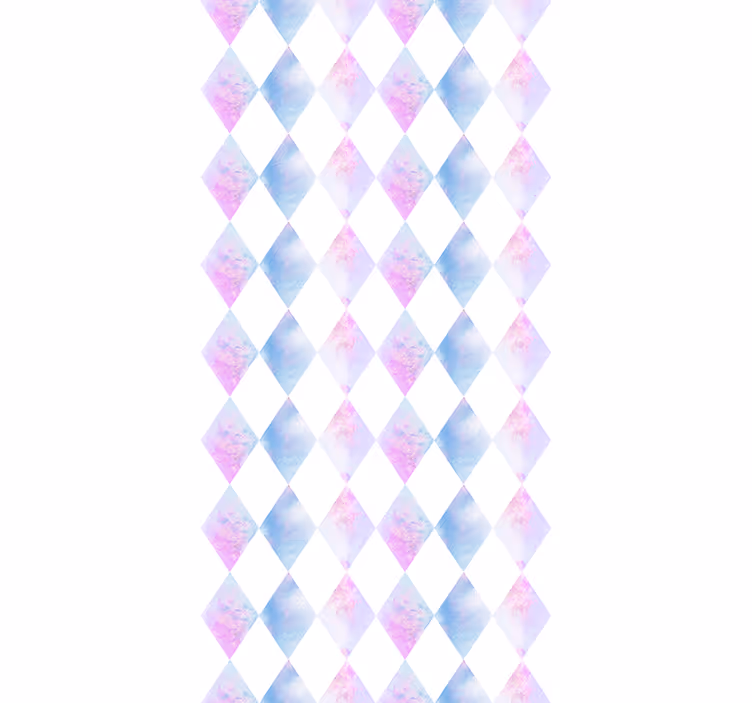 Tapet pătrat arlechin geometric - TenStickers