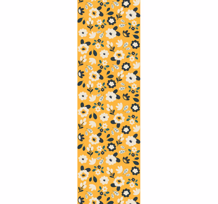Tapet flori caracteristică de dormitor floral - TenStickers