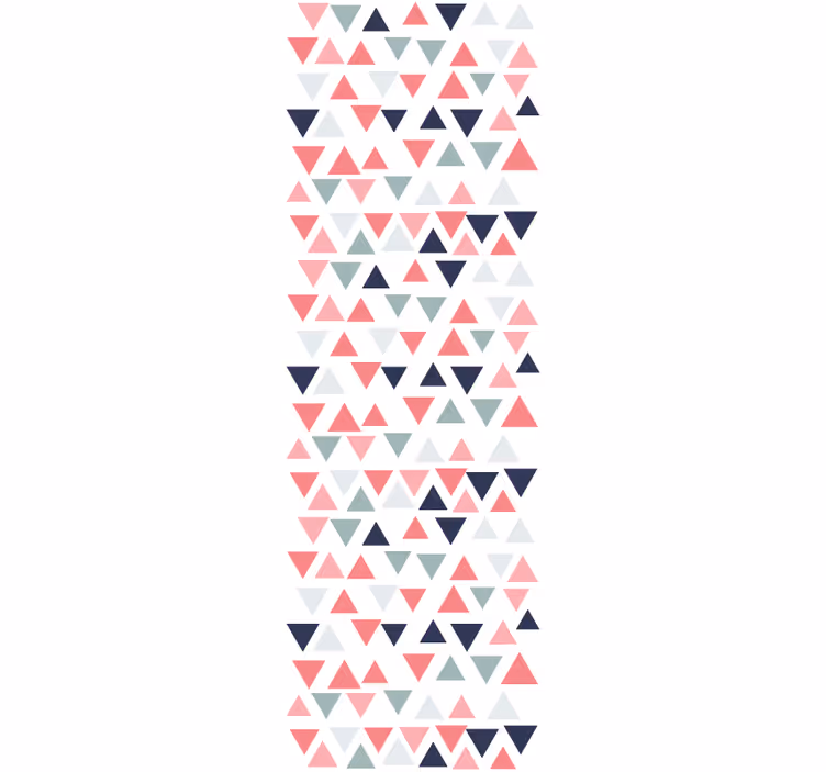 Tapet geometric motiv geometric triunghi - TenStickers
