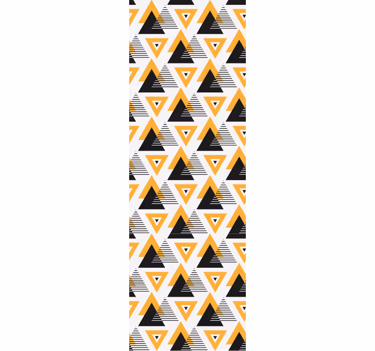 Tapet geometric fuziunea triunghiului geometric - TenStickers