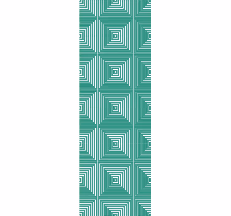 Tapet geometric model în spirală pătrată - TenStickers