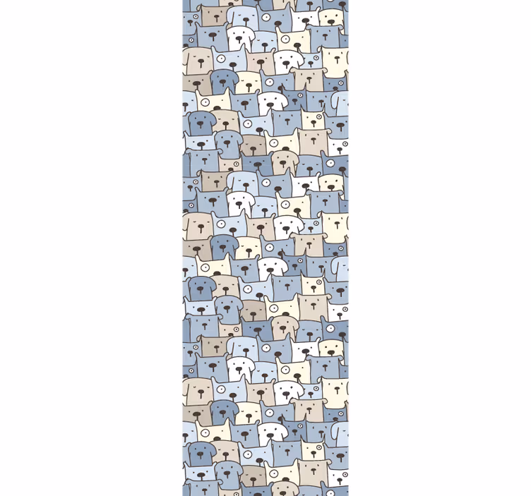 Câine tapet canini de desene animate - TenStickers