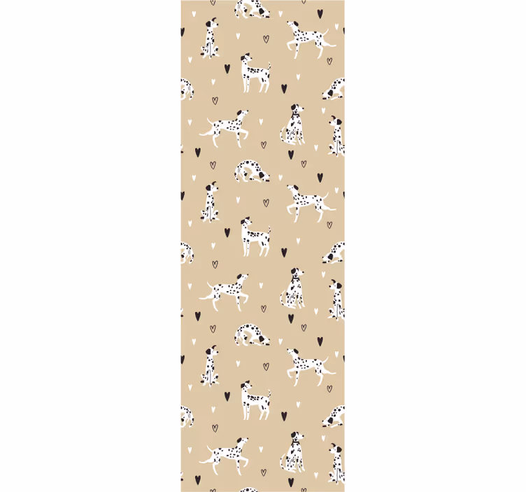 Câine tapet încântare model câine - TenStickers