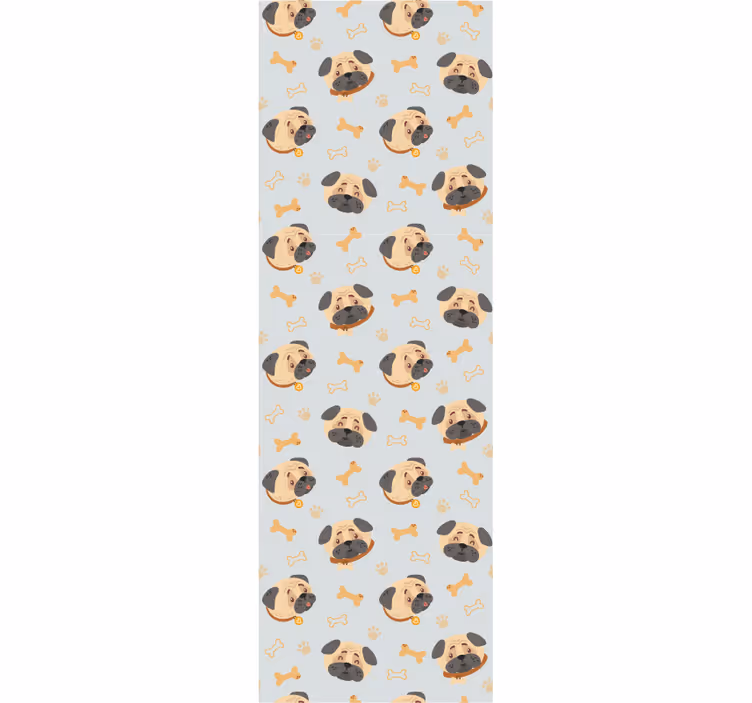 Câine tapet model de catelus - TenStickers